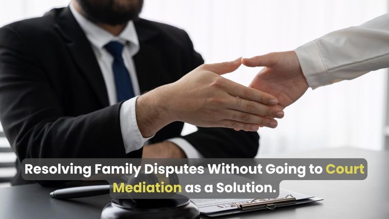 Family mediation to resolve disputes out of court