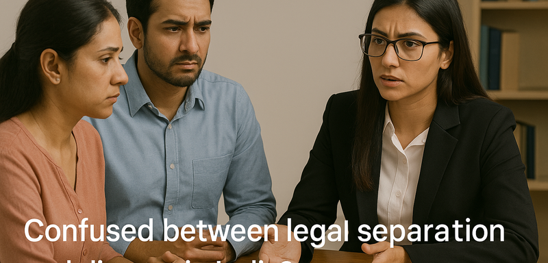 Legal separation vs. divorce in India explained
